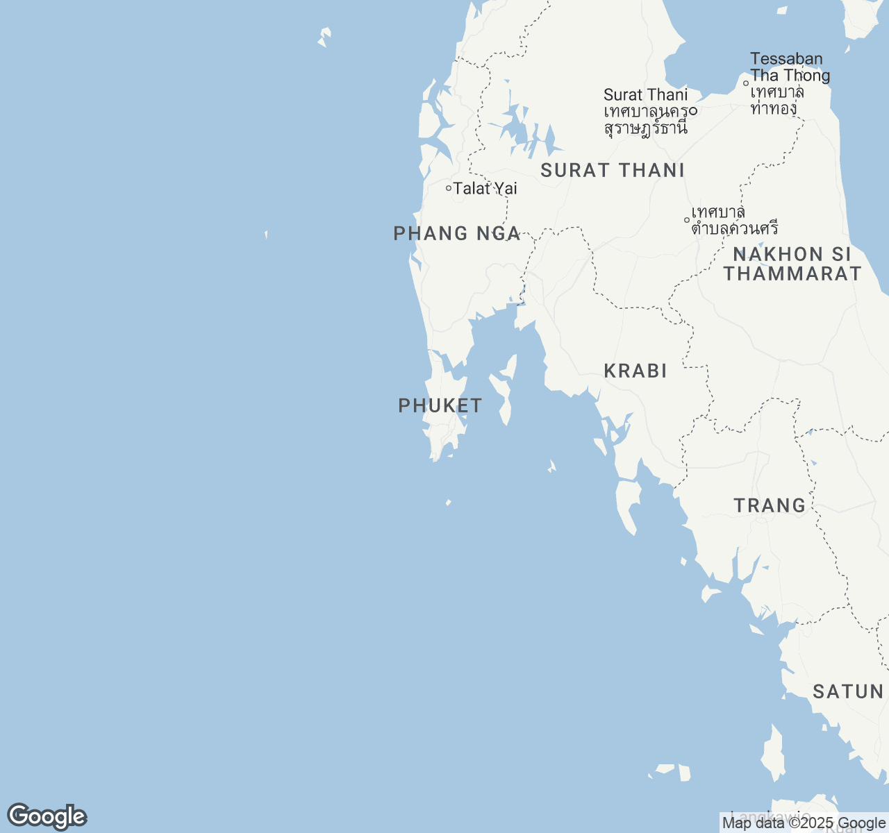 Map of Phuket